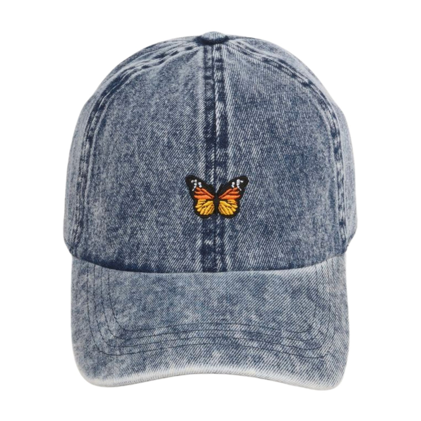 Butterfly Hat Washed Denim