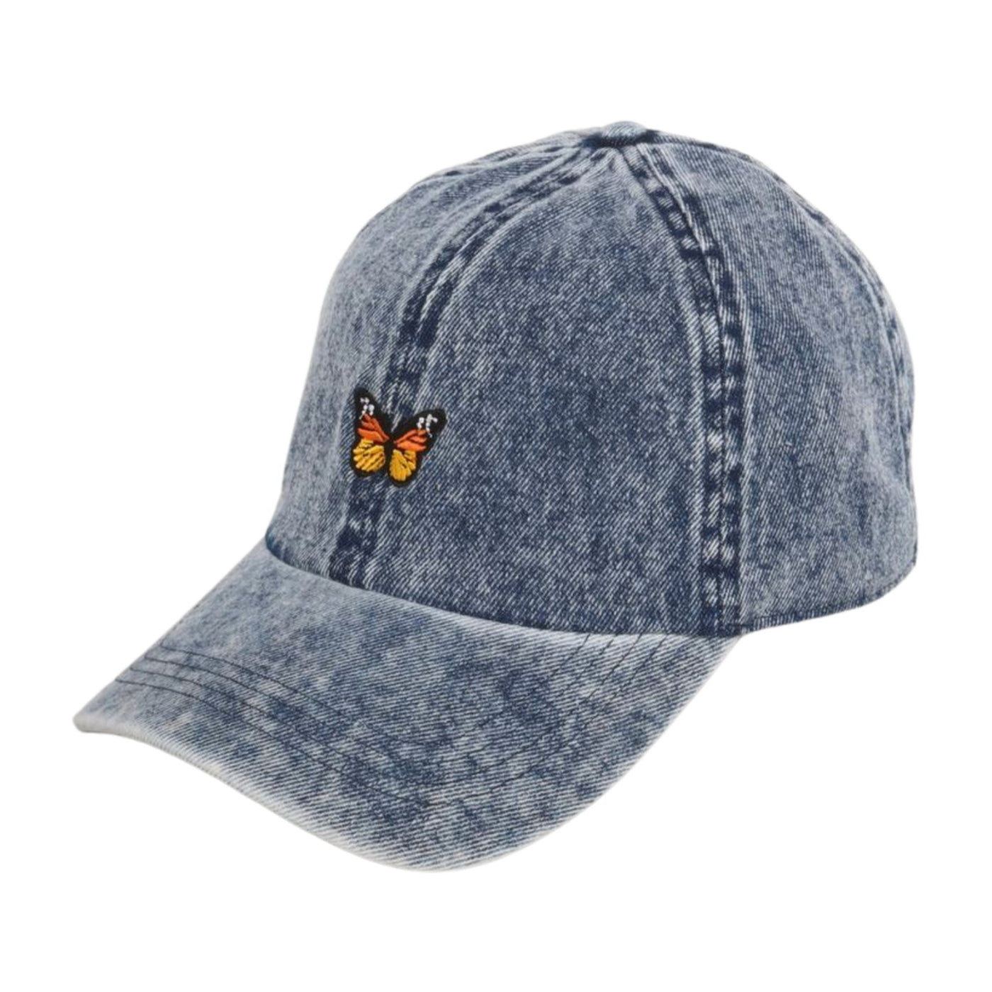 Butterfly Hat Washed Denim