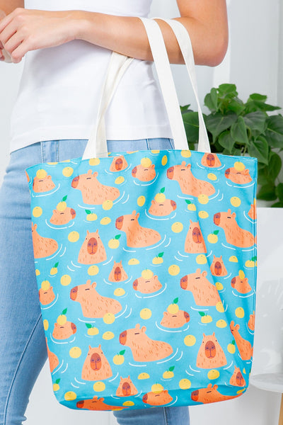 Capybara Tote Bag