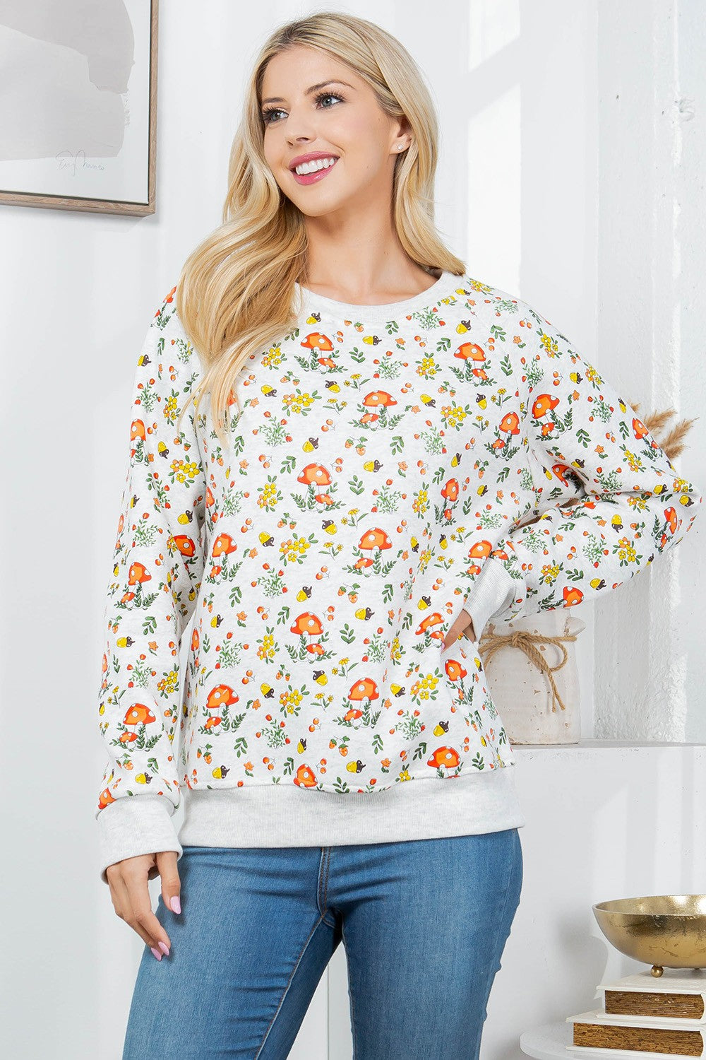 Charming Mushroom Sweatshirt