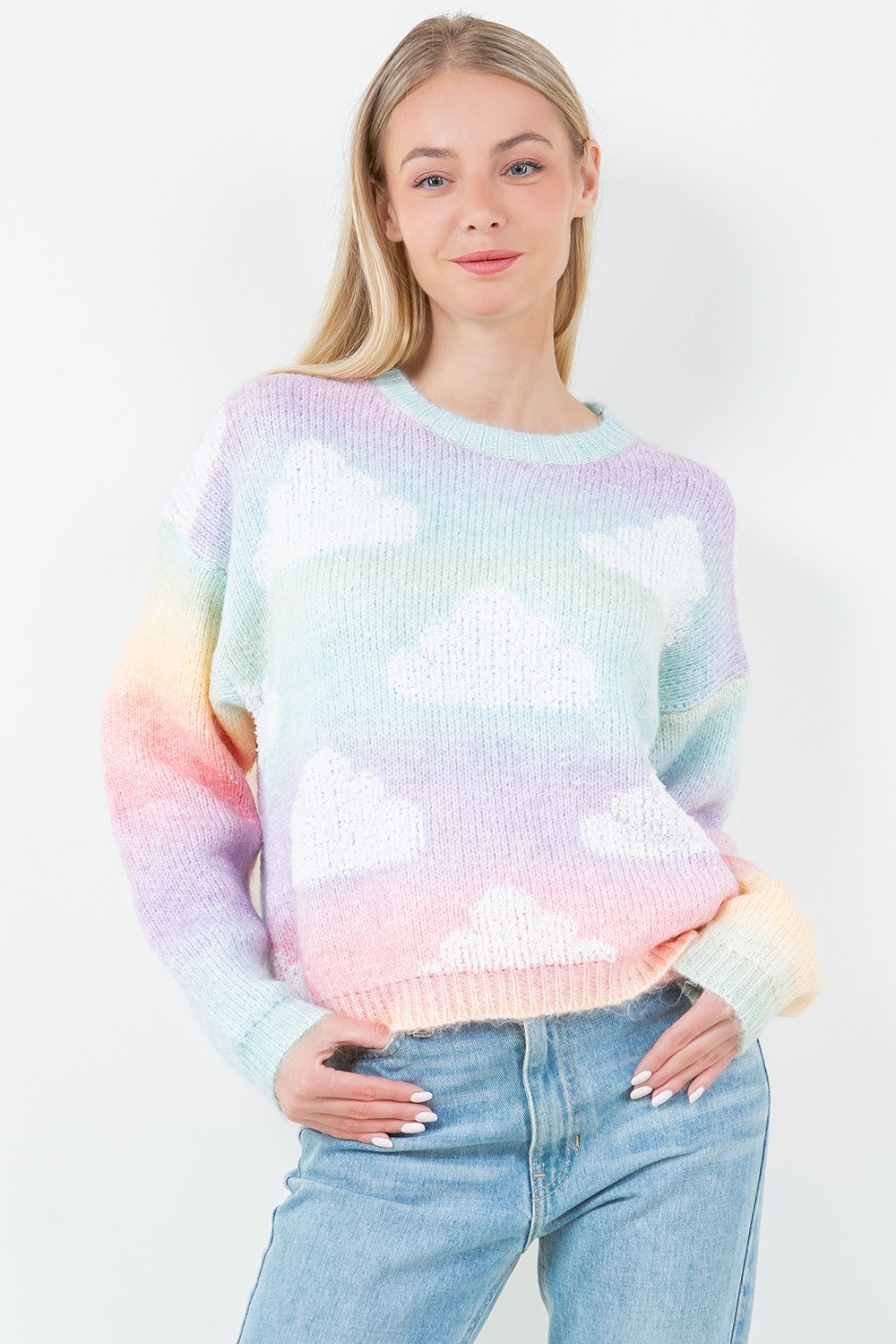 Cloud Rainbow Sweater