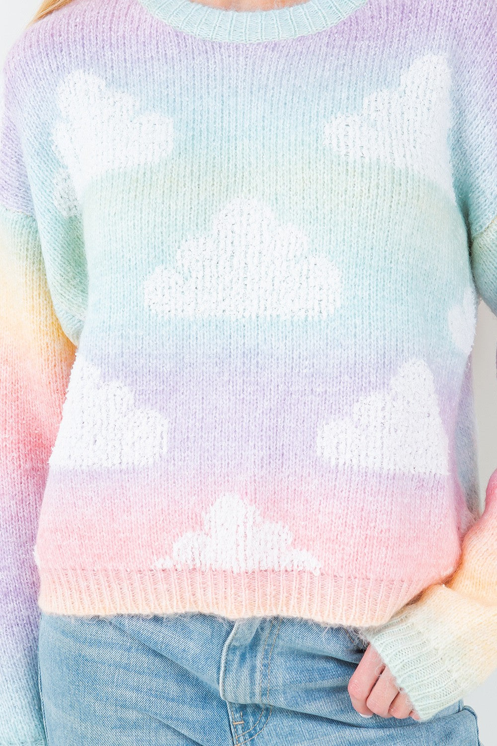 Cloud Rainbow Sweater