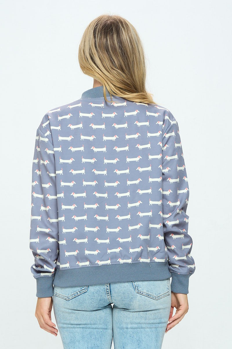 Dachshund Bomber Jacket