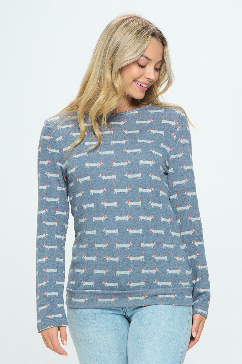 Dachshund Long Sleeve Tee