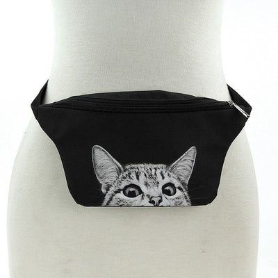 Peeking Cat Fanny Pack