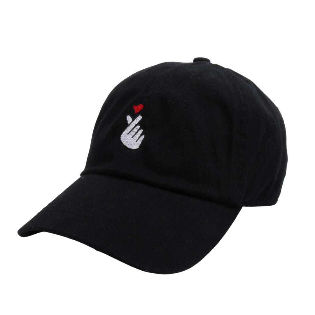 K-Heart Hat Black