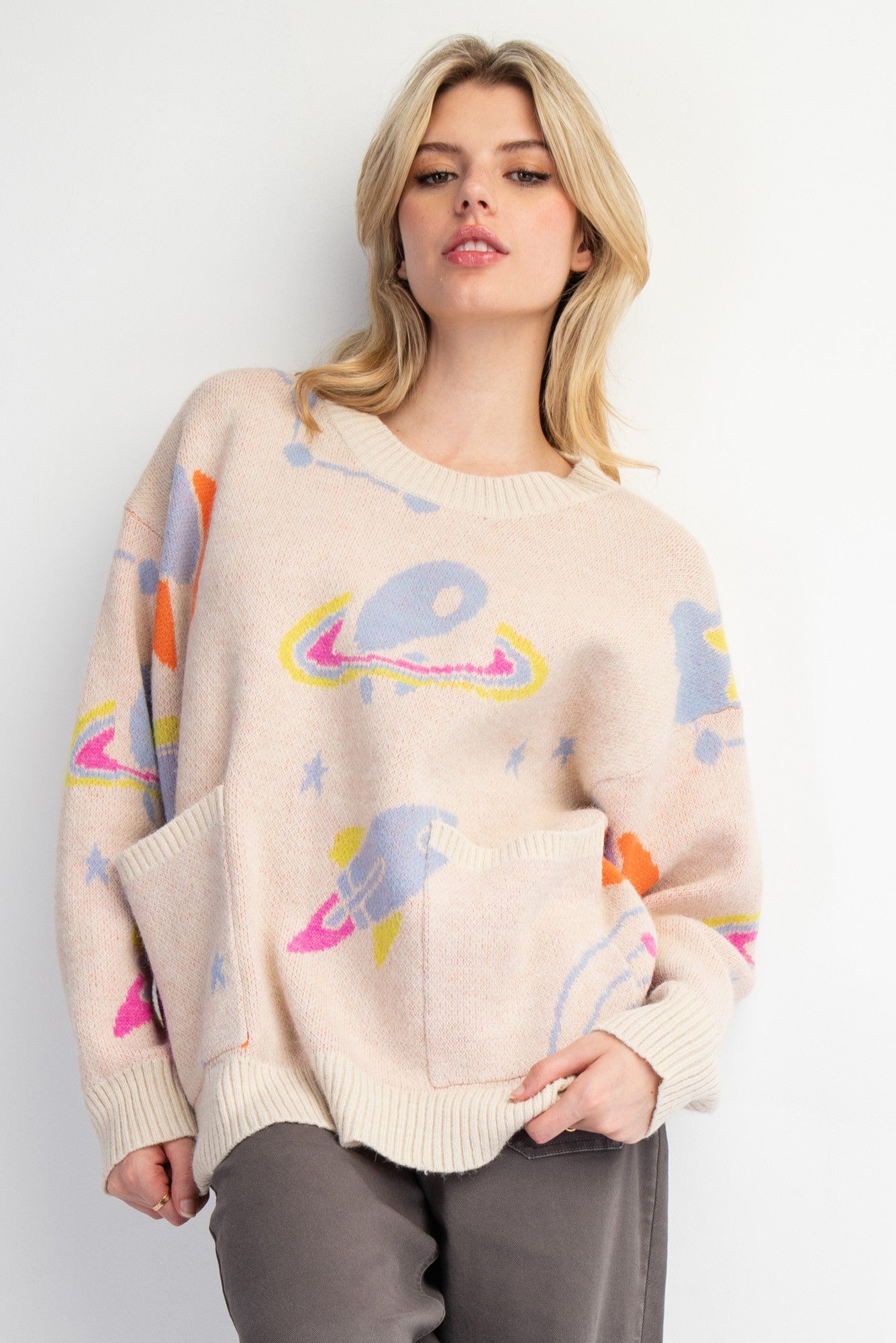 Space Pocket Sweater